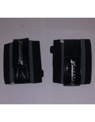 Weight Lifting Elite Performance Wrist Support Wraps Colour Black and Silver