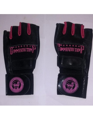 Elite Performance Weight Lifting Gloves Size Medium M Colour Pink and Black